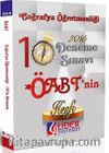 2016 KPSS ÖABT Coğrafya Öğretmenliği 10'lu Deneme (DEN-COĞ-111)