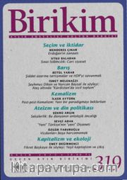 Birikim / Sayı:319 Kasım Yıl:2015 / Aylık Sosyalist Kültür Dergisi
