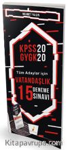 2020 KPSS Vatandaşlık 15 Deneme Sınavı Dijital Çözümlü