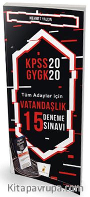 2020 KPSS Vatandaşlık 15 Deneme Sınavı Dijital Çözümlü