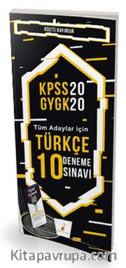 2020 KPSS Türkçe 10 Deneme Sınavı Dijital Çözümlü
