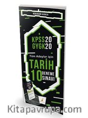 2020 KPSS Tarih 10 Deneme Sınavı Dijital Çözümlü