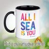 Porselen Kupa - Aquaman - Sea (BK-AM229) Lisanslı Ürün