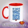 Porselen Kupa - Superman - Stronger (BK-SM221) Lisanslı Ürün