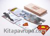 Ahşap Boy Cetveli - Superman - Up (BK-SM244) Lisanslı Ürün