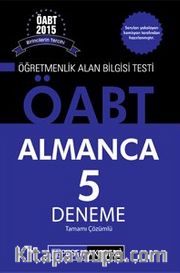 2015 ÖABT Almanca 5 Deneme Tamamı Çözümlü