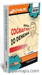 2020 KPSS Süvari Coğrafya Tamamı Çözümlü 20 Deneme Sınavı