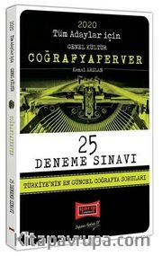 2020 Tüm Adaylar İçin Coğrafyaperver 25 Deneme Sınavı