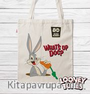 Askılı Bez Çanta - Looney Tunes - What's Up Doc? (BK-LT205) Lisanslı Ürün