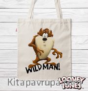 Askılı Bez Çanta - Looney Tunes - Wild Man (BK-LT206) Lisanslı Ürün