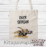 Askılı Bez Çanta - Looney Tunes - Duck Season (BK-LT211) Lisanslı Ürün
