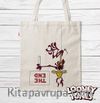 Askılı Bez Çanta - Looney Tunes - The End (BK-LT212) Lisanslı Ürün