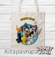 Askılı Bez Çanta - Looney Tunes - Smile (BK-LT215) Lisanslı Ürün