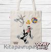 Askılı Bez Çanta - Looney Tunes - Volleyball (BK-LT216) Lisanslı Ürün