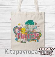 Askılı Bez Çanta - Looney Tunes - Tweety (BK-LT209) Lisanslı Ürün