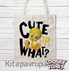 Askılı Bez Çanta - Looney Tunes - Cute or What? (BK-LT208) Lisanslı Ürün