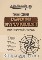 AkademikUs Tamamı Çözümlü Kazandıran 10'lu KPSS Alan Deneme Seti