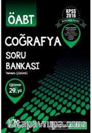 2016 ÖABT Coğrafya Tamamı Çözümlü Soru Bankası 