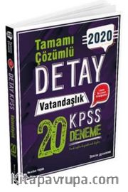 2020 KPSS Detay Vatandaşlık Tamamı Çözümlü 20 Deneme