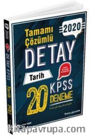 2020 KPSS Detay Tarih Tamamı Çözümlü 20 Deneme