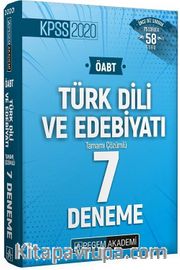 2020 KPSS ÖABT Türk Dili ve Edebiyatı Tamamı Çözümlü 7 Deneme