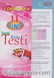 11. Sınıf Coğrafya Yaprak Konu Testi (24 Test)
