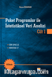 Paket Programlar ile İstatistiksel Veri Analizi Cilt 1