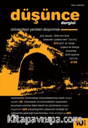 Düşünce Dergisi Sayı:10  2019