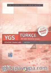 YGS Türkçe Deneme Sınavları 40x40 (40 Adet Deneme Sınavı)