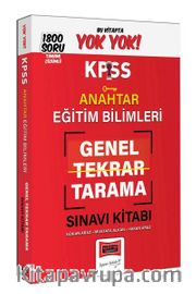 KPSS Eğitim Bilimleri Anahtar Genel Tekrar Tarama Tamamı Çözümlü 1800 Soru Kitabı