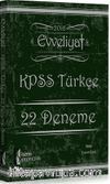 2016 KPSS Evveliyat Türkçe 22 Deneme