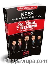 KPSS Genel Yetenek Genel Kültür Tüm Adaylar İçin Son Düzlük Tamamı Çözümlü 7 Deneme