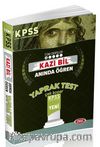 2016 KPSS Tüm Dersler Kazı Bil Anında Öğren Çek Kopar  Yaprak Test 
