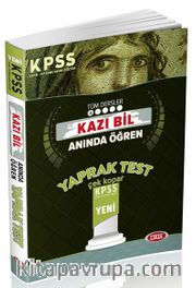 2016 KPSS Tüm Dersler Kazı Bil Anında Öğren Çek Kopar  Yaprak Test 