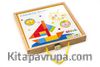 Montessori Ahşap Zeka Oyunları / w-Magnetic Shapes
