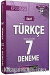 2020 KPSS ÖABT Türkçe Öğretmenliği Tamamı Çözümlü 7 Deneme