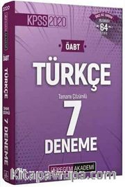 2020 KPSS ÖABT Türkçe Öğretmenliği Tamamı Çözümlü 7 Deneme