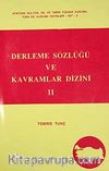 Derleme Sözlüğü ve Kavramlar Dizini II