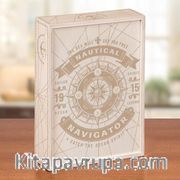 Sürgülü Ahşap Kutu - Pusula