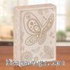 Sürgülü Ahşap Kutu - Kelebekler Mandala