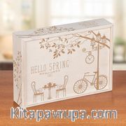 Sürgülü Ahşap Kutu - Hello Spring