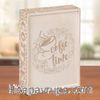 Sürgülü Ahşap Kutu - Coffe Time