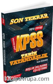 KPSS Son Tekrar Tarih Vatandaşlık Soru Cevap