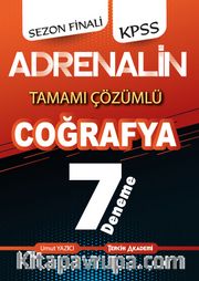 2021 KPSS Adrenalin Coğrafya Tamamı Çözümlü 7 Deneme