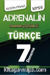 2021 KPSS Adrenalin Türkçe Tamamı Çözümlü 7 Deneme