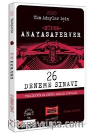 2020 KPSS Tüm Adaylar İçin ANAYASAPERVER Süper 26 Deneme