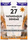 KPSS Vatandaşlık 27 Deneme