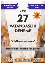 KPSS Vatandaşlık 27 Deneme
