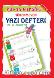 Kur'an Elifbası Tükenmeyen Yazı Defteri (4+ Yaş)