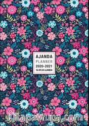 2020-2021 16 Aylık Ajanda Forever Flower